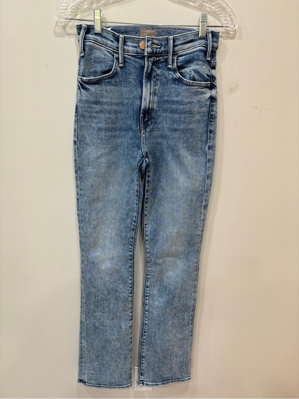 Mother High Rise The Hustler Sneak On The Road Straight Jeans Women’s Size 26